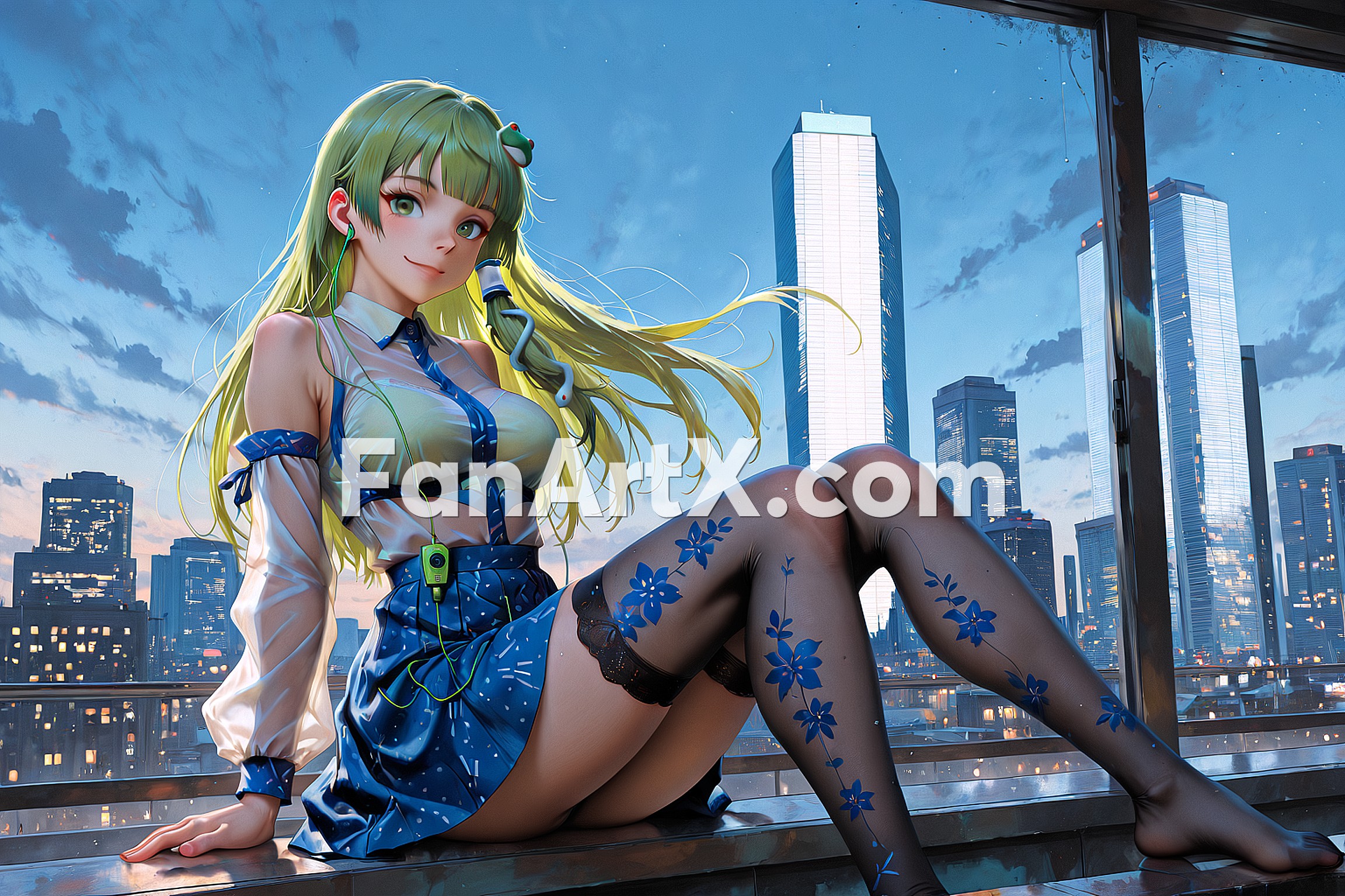 Kochiya Sanae Touhou project Fanart 1402970